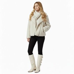Lioness Cream Sherpa Jacket